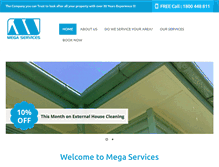 Tablet Screenshot of megaservices.com.au